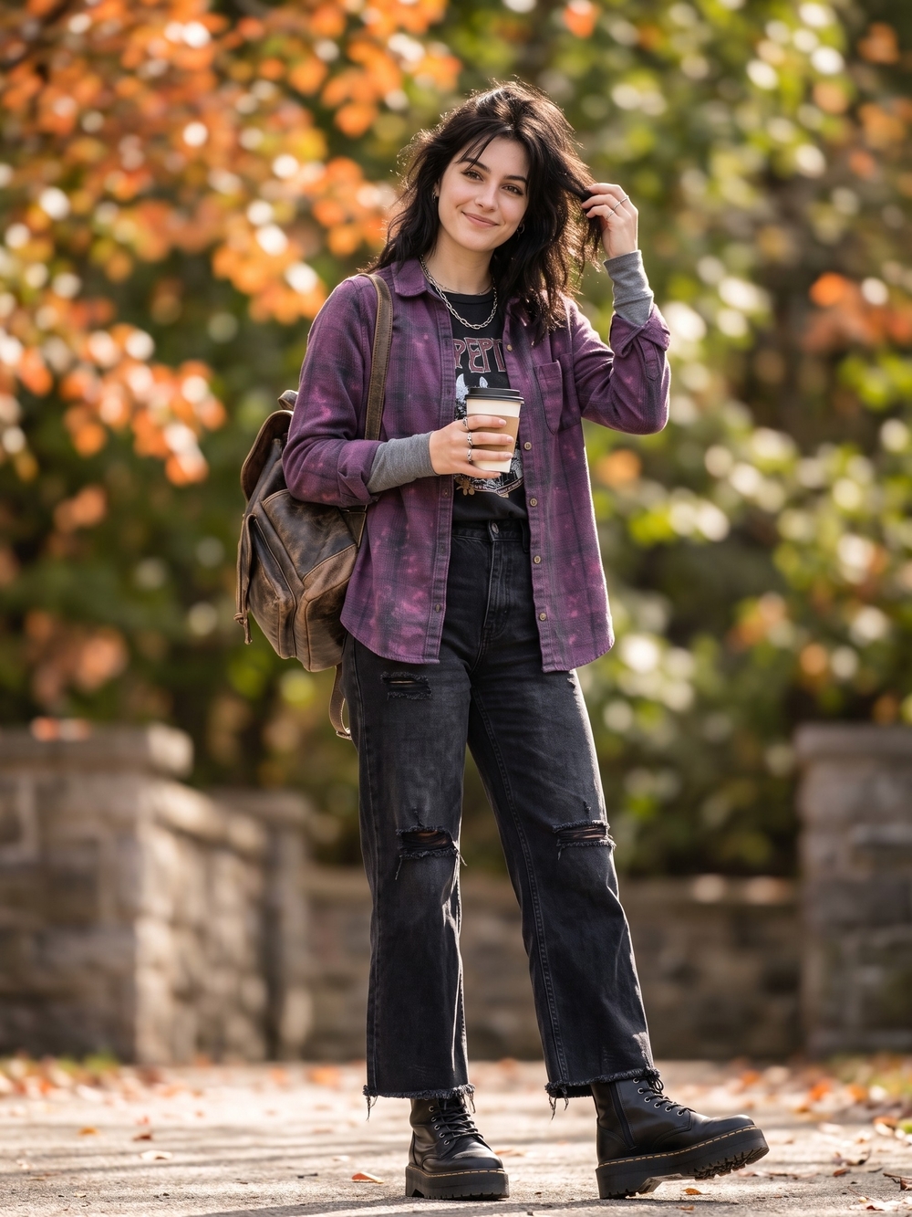 Hollister Bleached Plaid Flannel Shirt Grunge Fairy Grunge Indie Sleaze